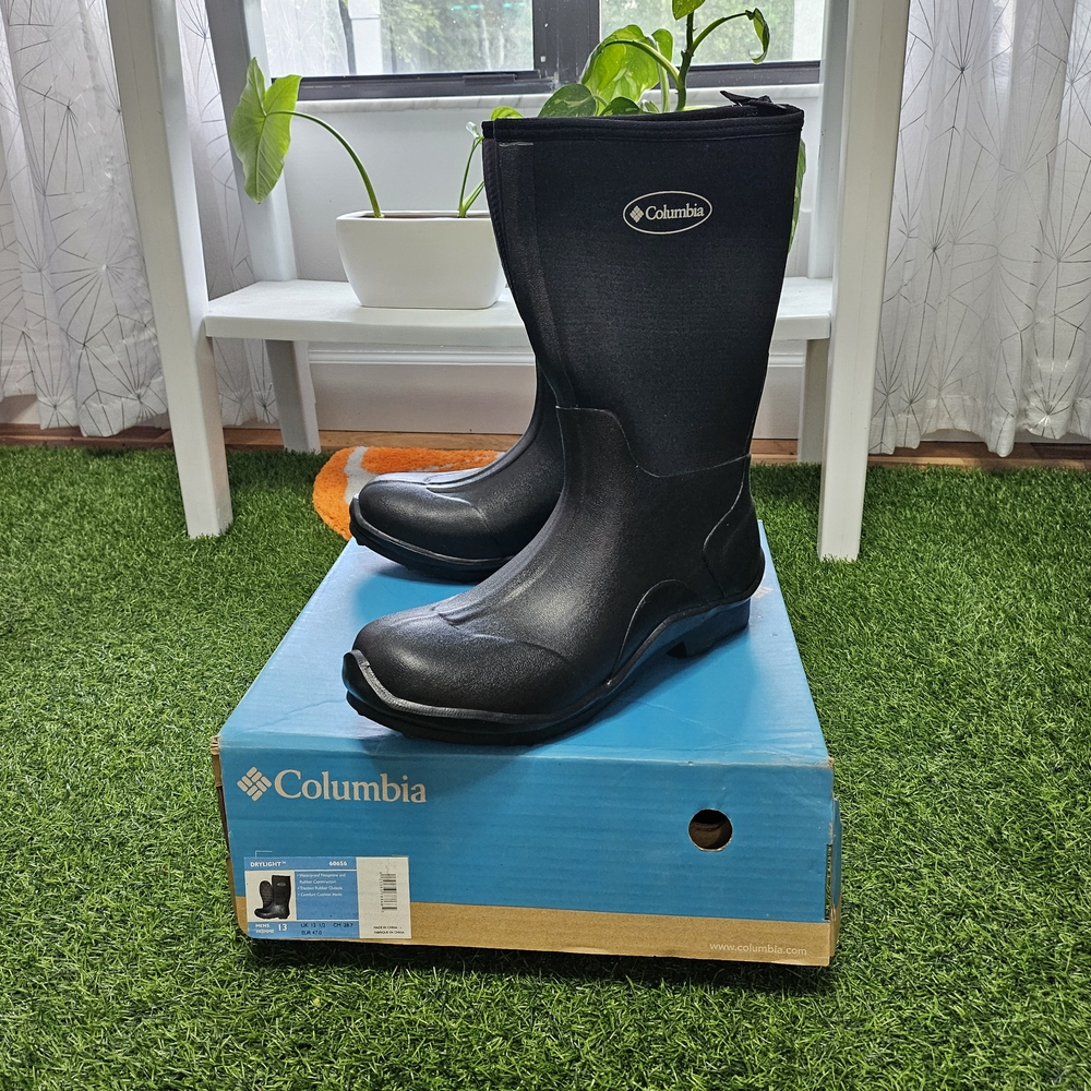 Columbia Black Rain Boots